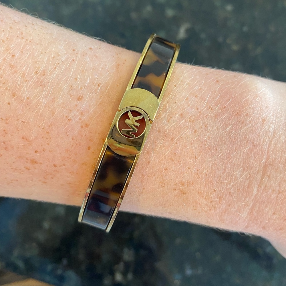 Michael Kors Tortoise & Gold Bangle